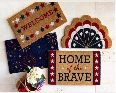 Memorial Day or Fourth of July doormats