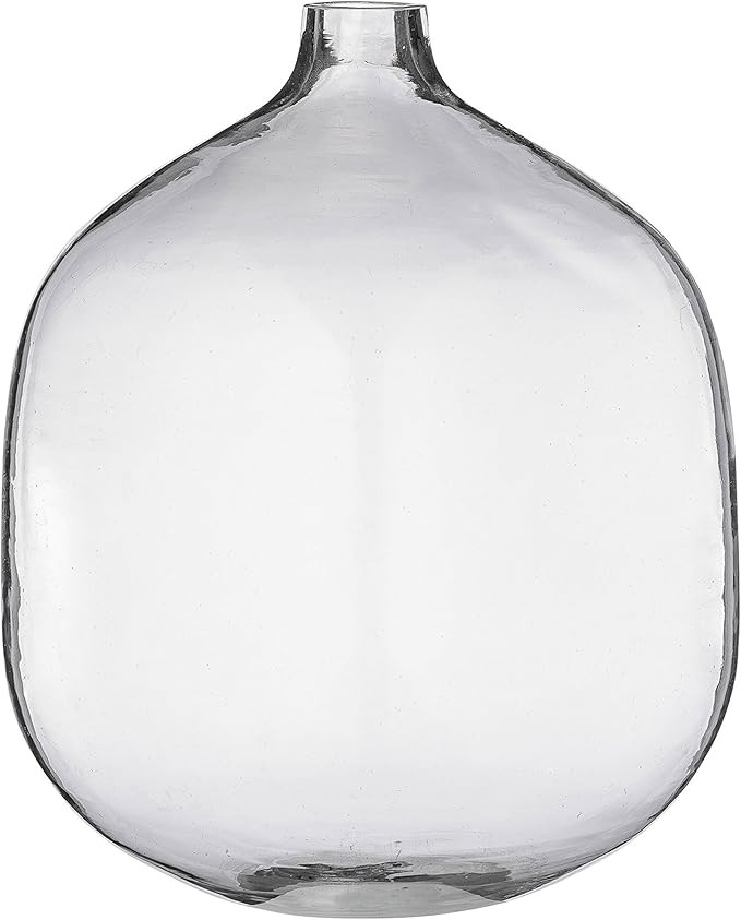 Bloomingville Stout Clear Glass Vase, 7" L x 7" W x 8.25" H | Amazon (US)
