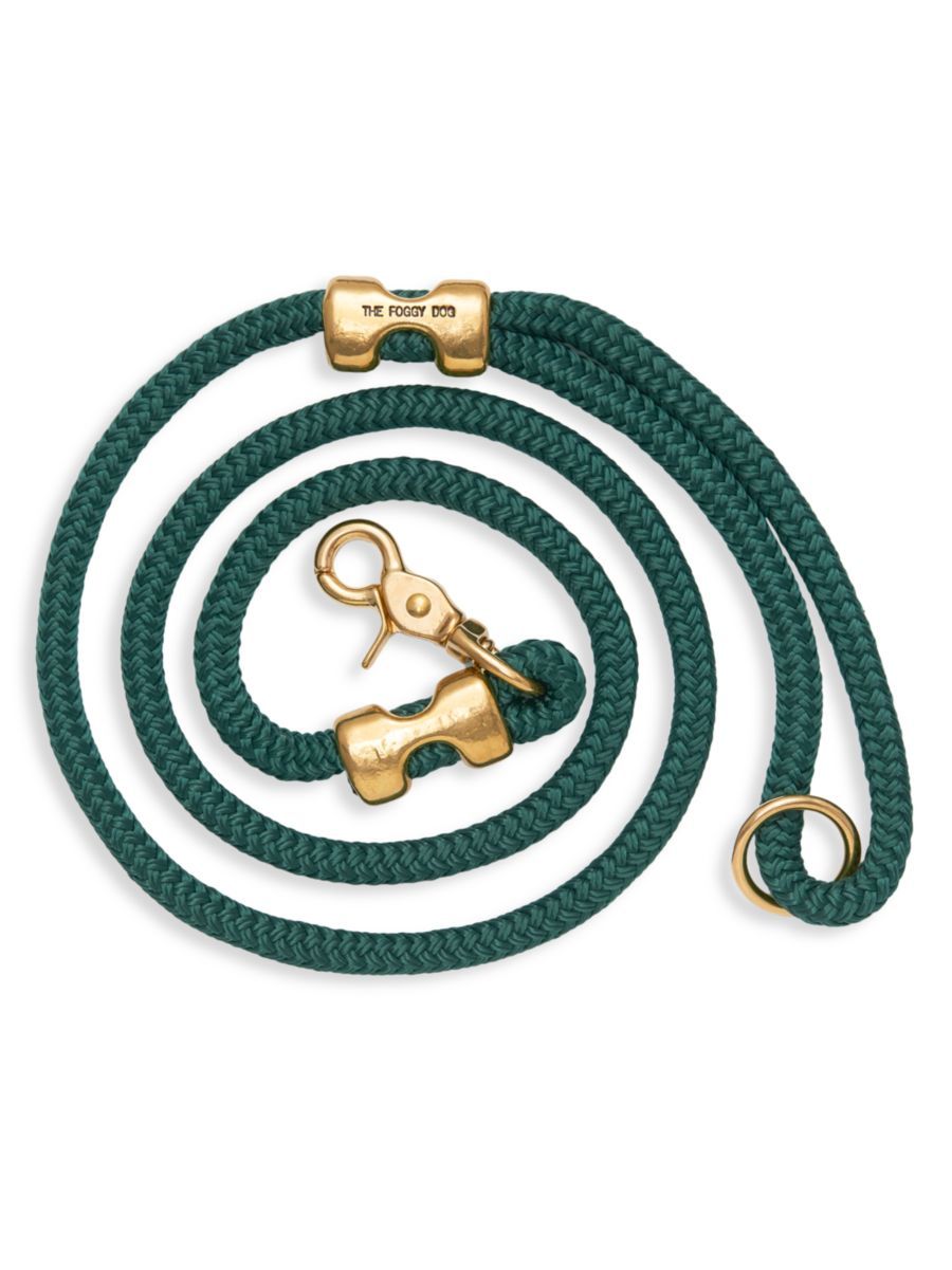 The Foggy Dog Evergreen Marine Rope Dog Leash | Saks Fifth Avenue