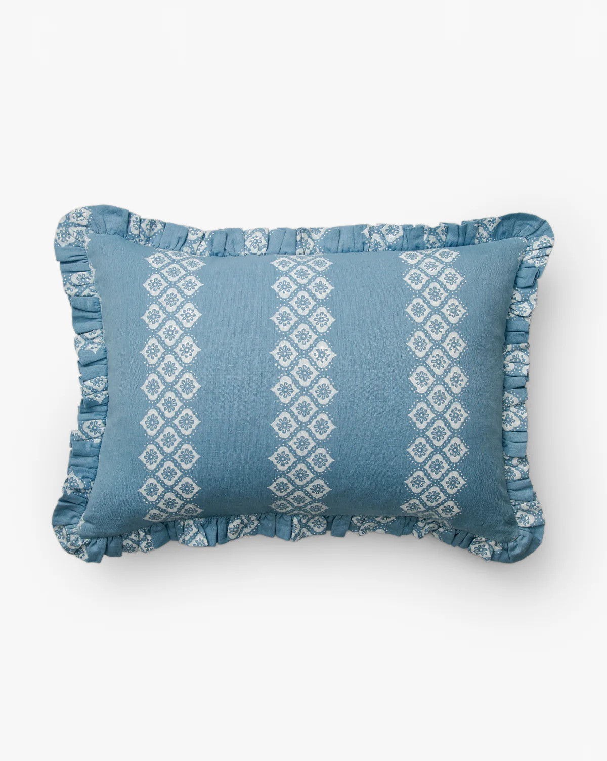 Elsie Block Print Bolster Pillow | McGee & Co. (US)