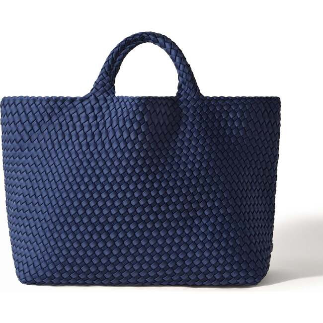 NAGHEDI | Women's St. Barths Large Handwoven Tote, Ink (Blue - OS, One Size) | Maisonette | Maisonette