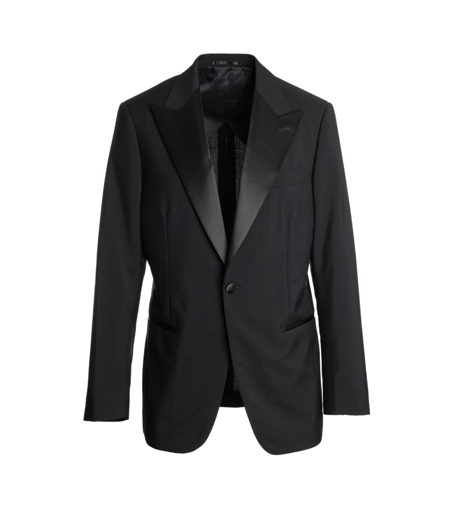 Black Tropical Wool Mohair Tuxedo | He Spoke Style