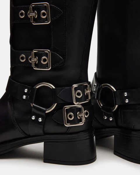 ROCKY BLACK LEATHER | Steve Madden (US)