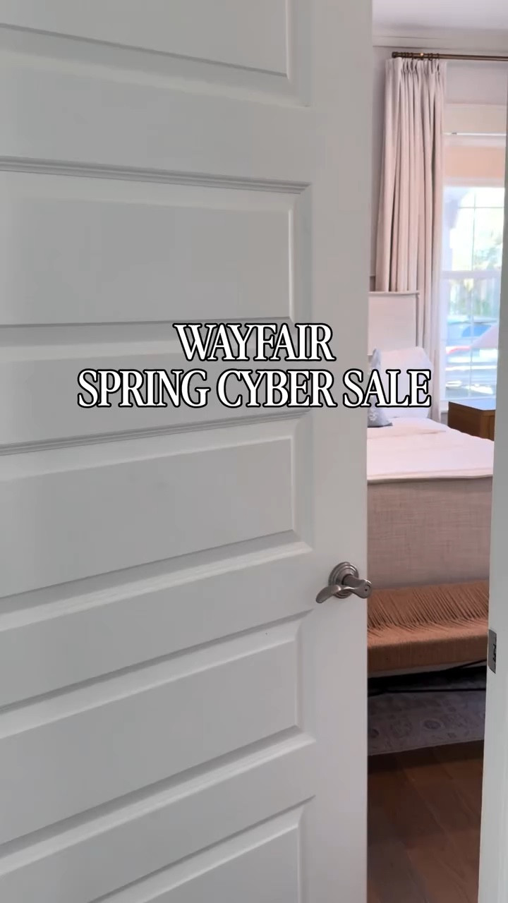 Wayfair is having their Spring Cyber Sale, so I wanted to share some of my favorite bedroom finds that are all from Wayfair. #ad 

Starting with this bed I’ve had my eye on for years. I love the upholstered look and the tall headboard and footboard. The rug is another favorite. I’ve actually purchased it three times for different rooms because I love it that much. Our latest purchase is this dresser and I love the gold details. The nightstand is such great quality and pairs perfectly with this oversized lamp. And lastly, this bench was another great find. I linked everything in a collection. Comment WAYFAIR and I’ll send you the links. #WayfairCreator, #Wayfair @Wayfair