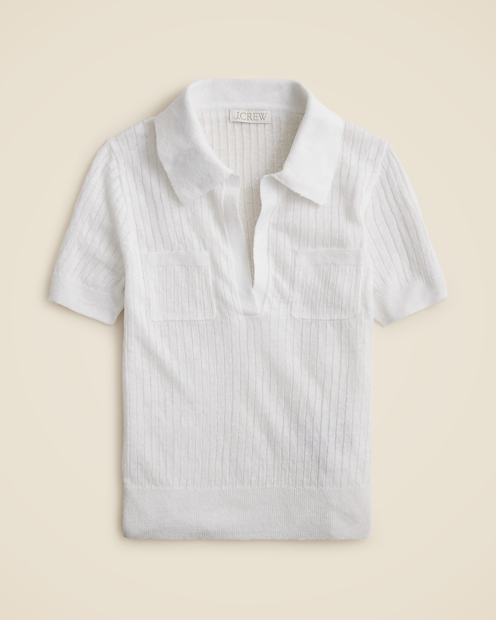 Short-sleeve polo shirt in linen | J. Crew US