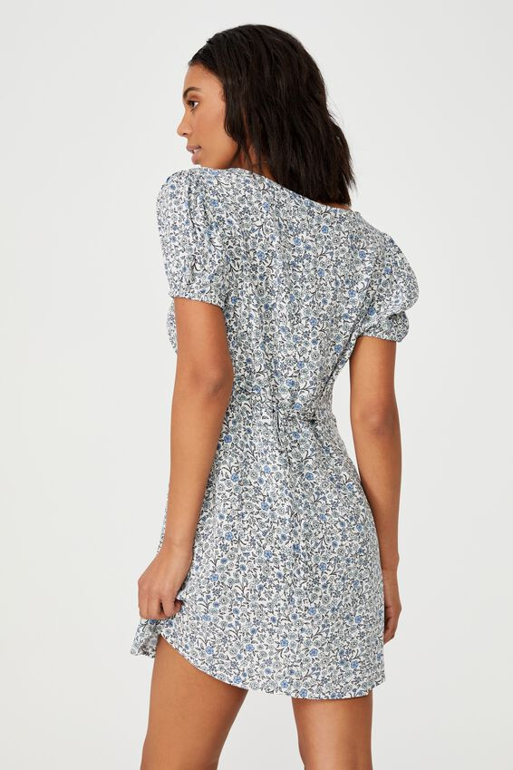 Woven Essential Tie Back Mini Tea Dress | Cotton On (ANZ)