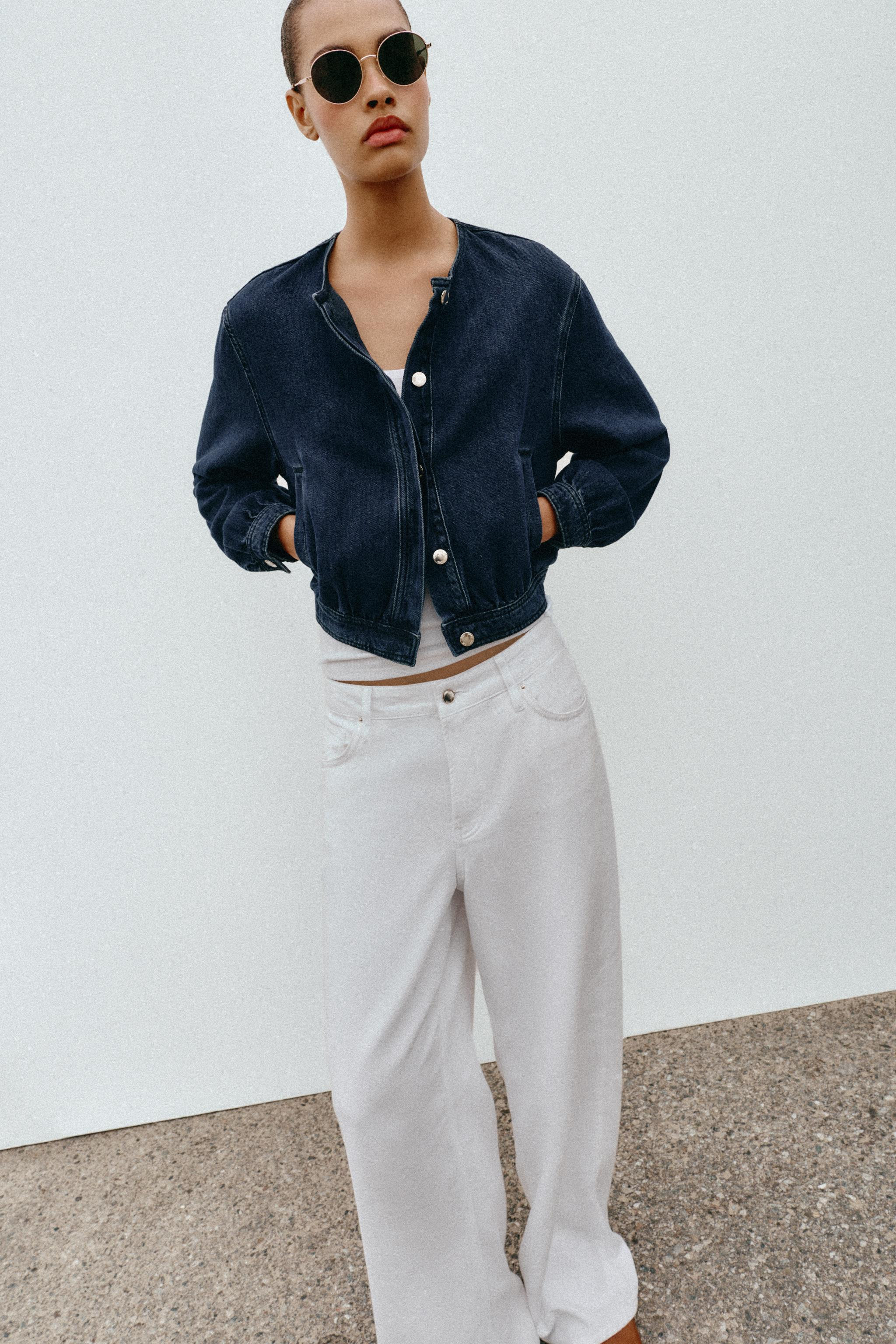 Z1975 DENIM BOMBER JACKET | Zara UK