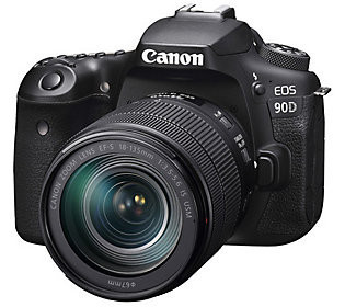 Canon EOS 90D DSLR Camera w/ 18-135mm USM Bundl e | QVC