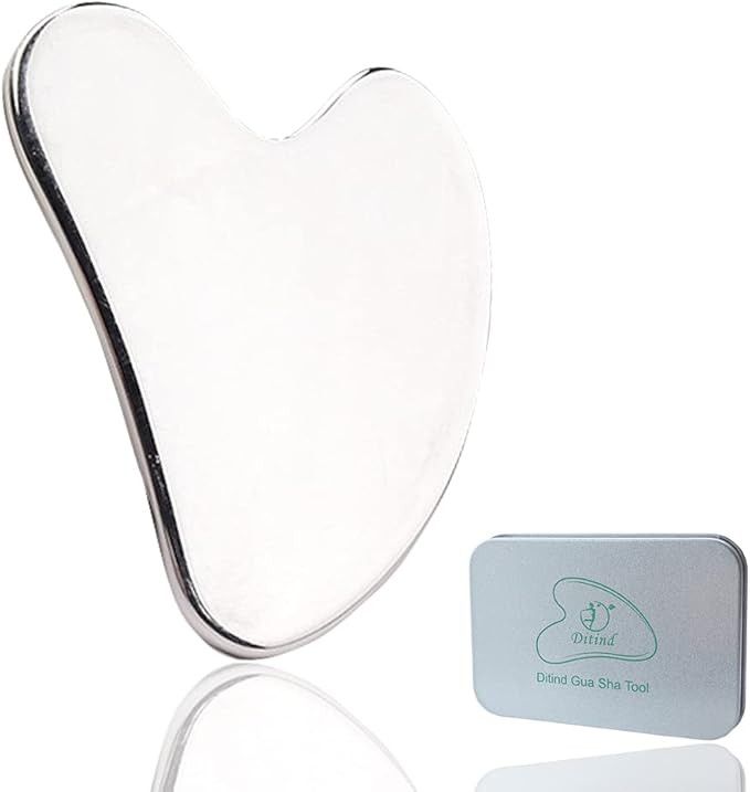 Ditind Gua Sha, Gua Sha Facial Tools, Stainless Steel Guasha Tool for Facial and Body SPA, Guasha... | Amazon (US)