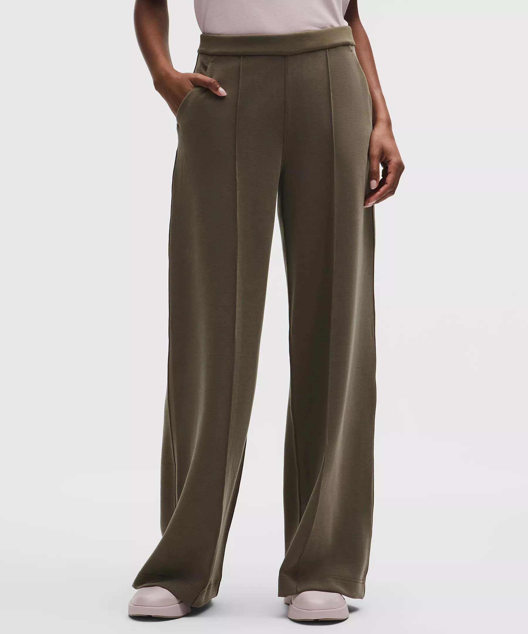 Softstreme Pintuck High-Rise Wide-Leg Pant | Lululemon (US)