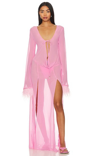 Ciara Dress in Baby Pink | Revolve Clothing (Global)