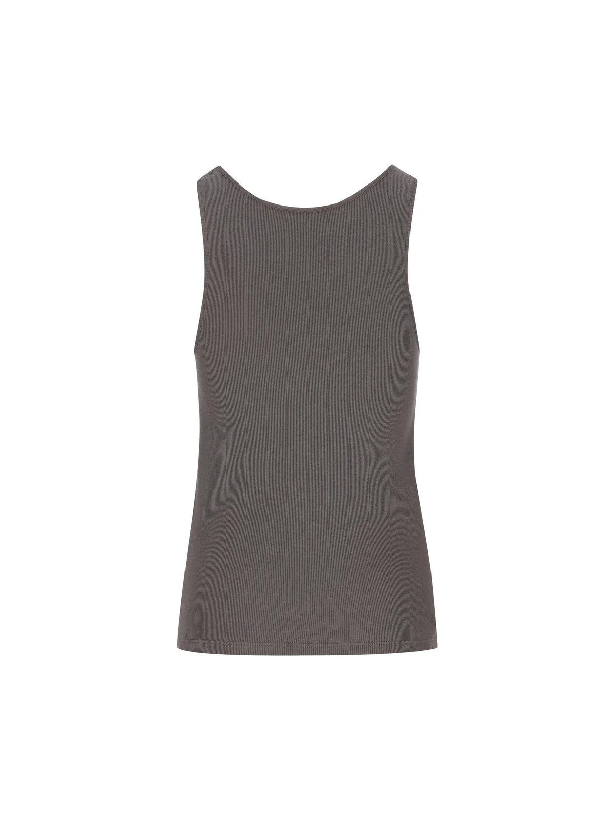 Saint Laurent Cassandre Ribbed Tank Top | Cettire Global