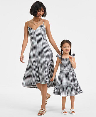 On 34th Women's Gingham Mommy & Me Midi Dress & Toddler Girls Gingham Smocked Dress, Exclusively ... | Macy's