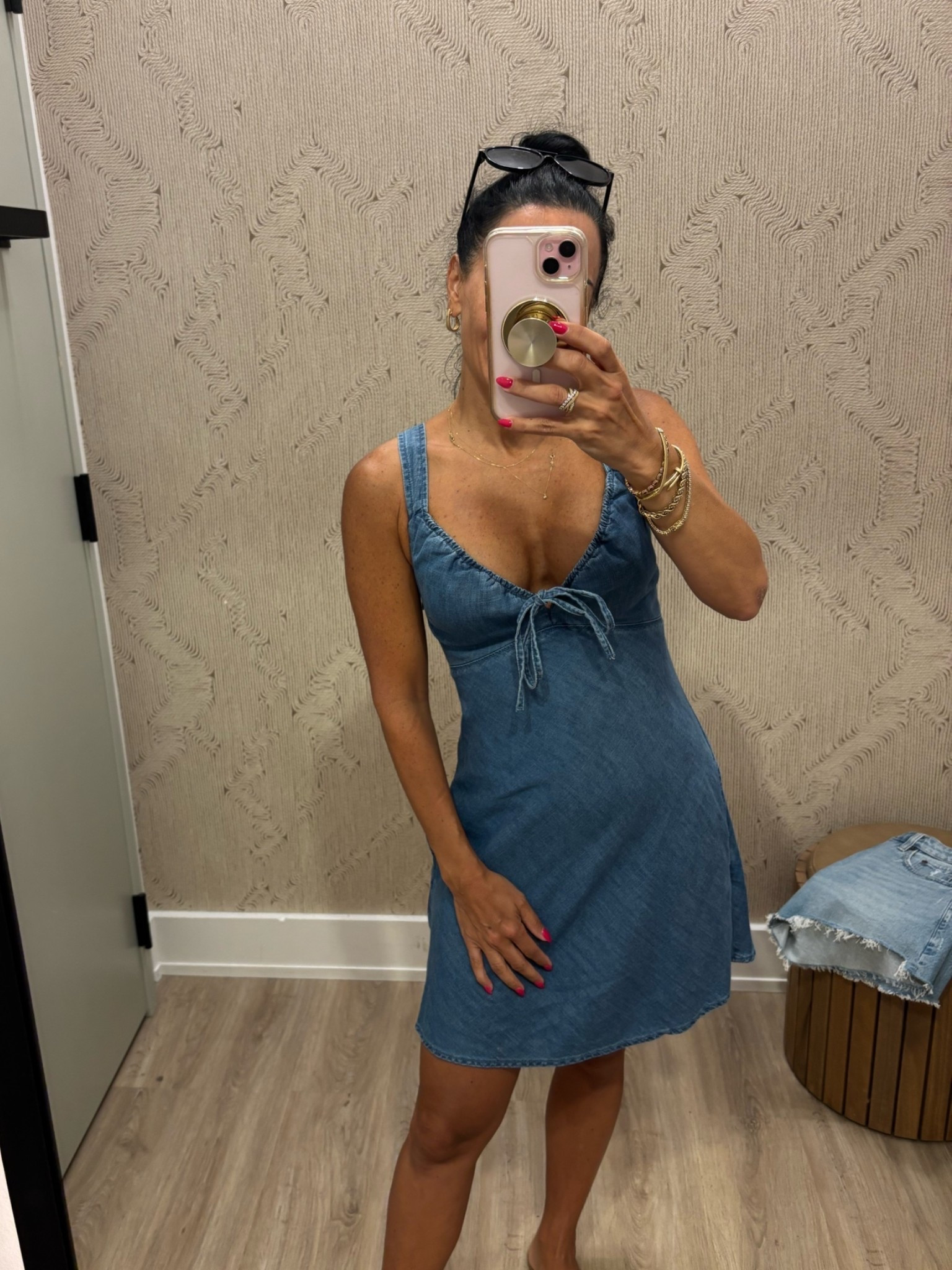Denim dress on sale

#LTKootd #LTKSaleAlert #LTKSeasonal