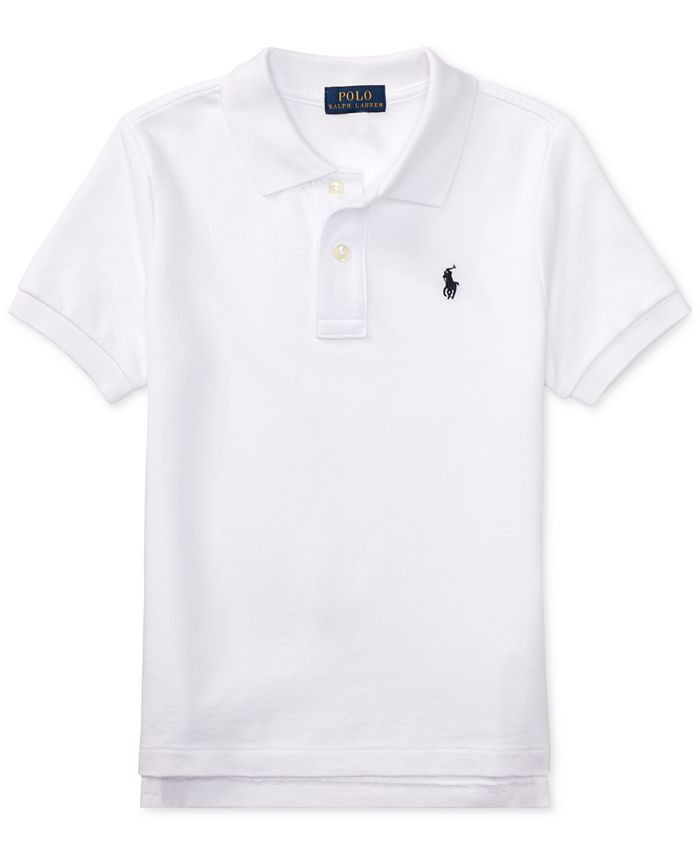 Polo Ralph Lauren Toddler Boys Pique Polo & Reviews - Shirts & Tops - Kids - Macy's | Macys (US)