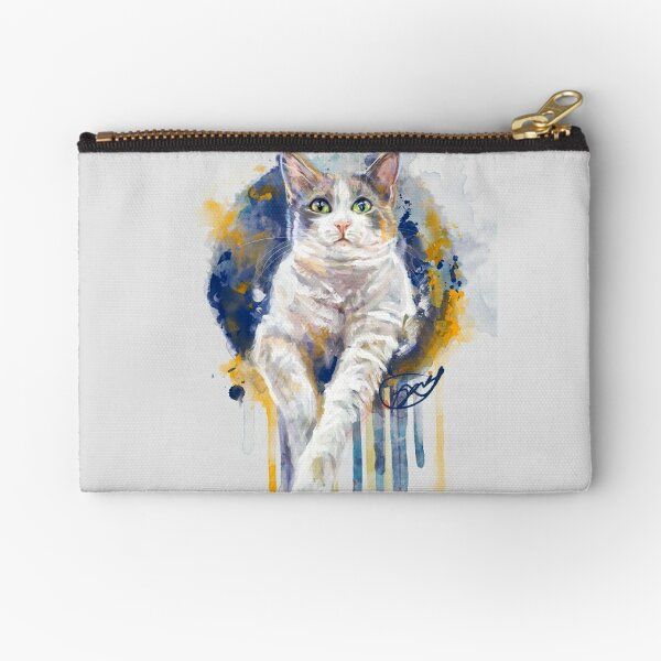 Project Caturday - Emory Zipper Pouch by joliealicia | Redbubble (US)