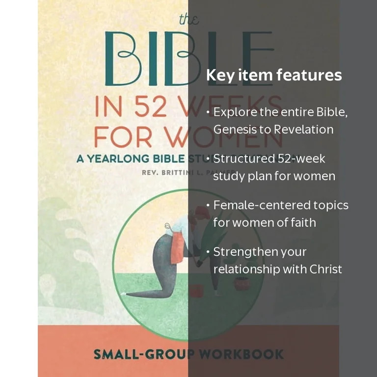 Bible in 52 Weeks Small-Group Workbook: The Bible in 52 Weeks for Women: A Yearlong Bible Study C... | Walmart (US)
