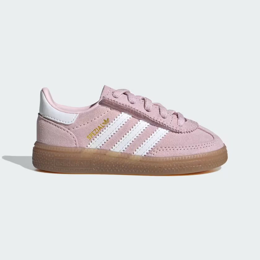 adidas Handball Spezial Comfort Closure Elastic Lace Shoes Kids - Pink | adidas UK | adidas (UK)