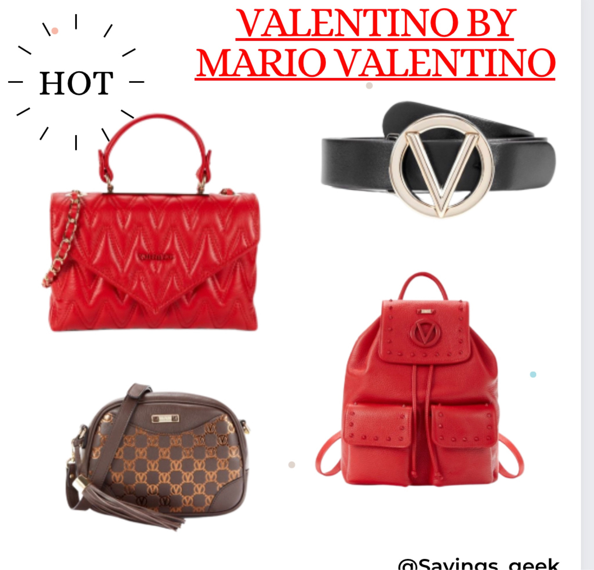 VALENTINO BY MARIO VALENTINO


Ad ✨Link is in my bio to LTK 

#VALENTINO #handbag #red #redpurse #womens #fallbag

#LTKHoliday #LTKsalealert #LTKitbag