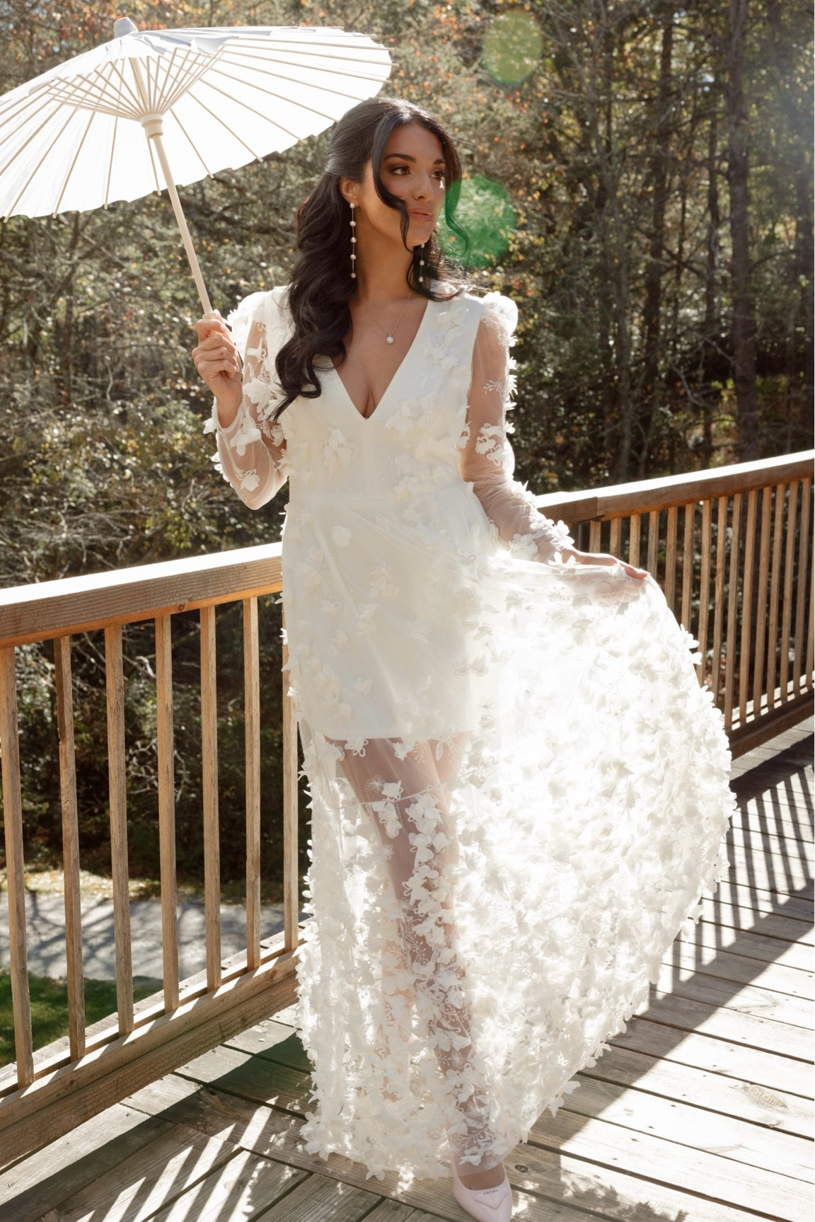 Bridal luncheon dress 