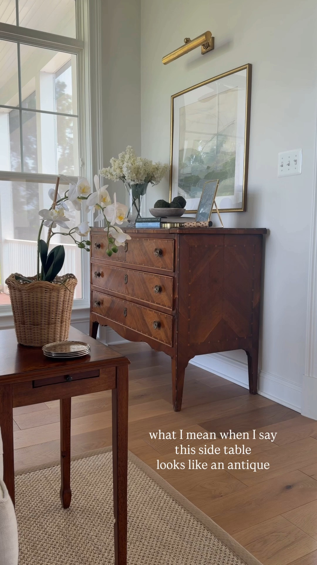 The very best vintage-inspired side table!

Note: I don’t attach the bottom shelf during assembly. Just my preference to have cleaner lines!

#LTKHome