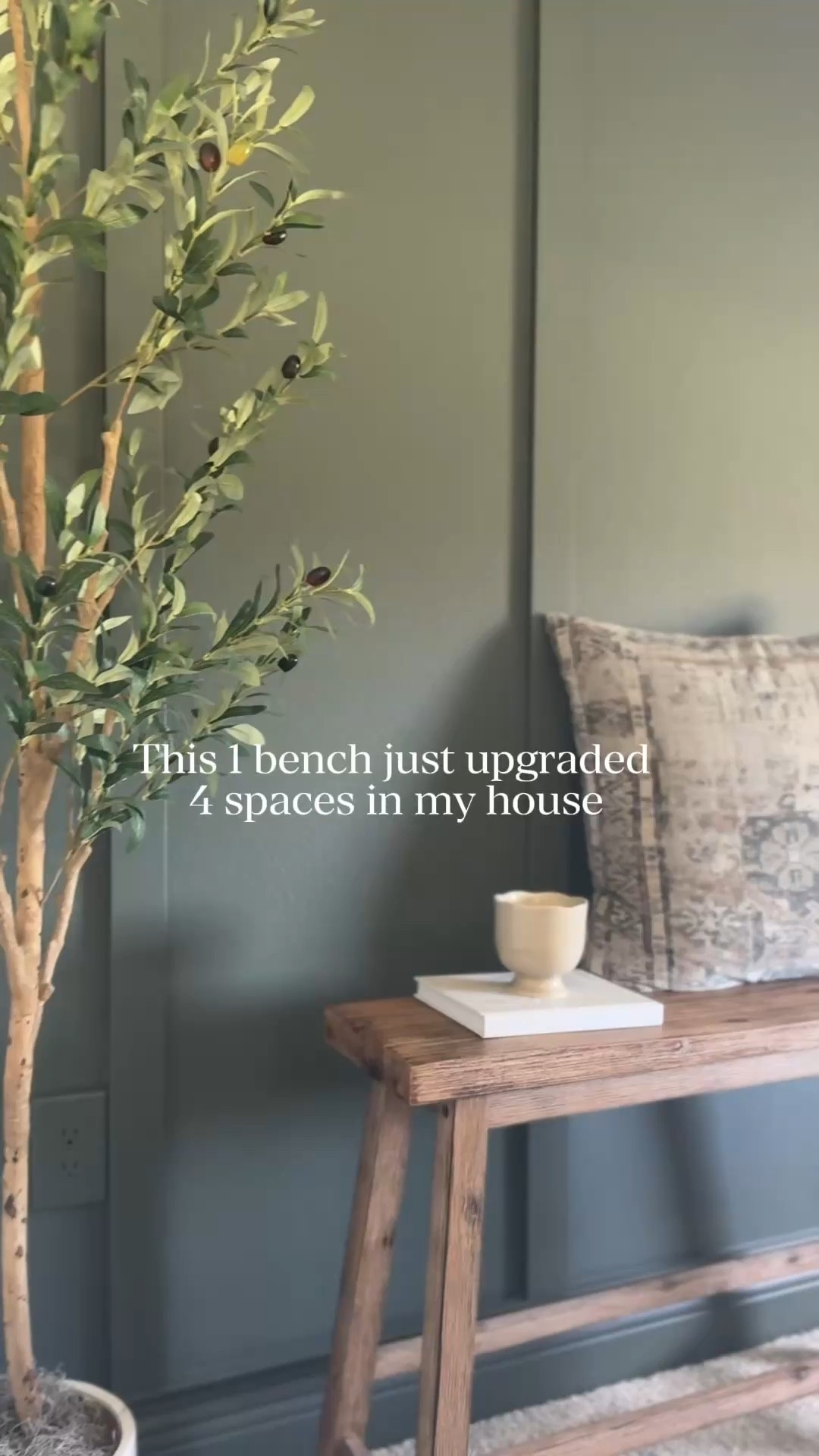 This one stool just upgraded 4 spaces 🤍
No extra clutter, no complicated styling — just one piece that instantly makes a room feel more finished.
I’ve been moving it around my home and it works every single time.
Proof you don’t need more decor… just better pieces.

Paint colors
1. SW Shade Grown
2. Behr Sage Gray
3. BM Pale Oak 

#LTKHome