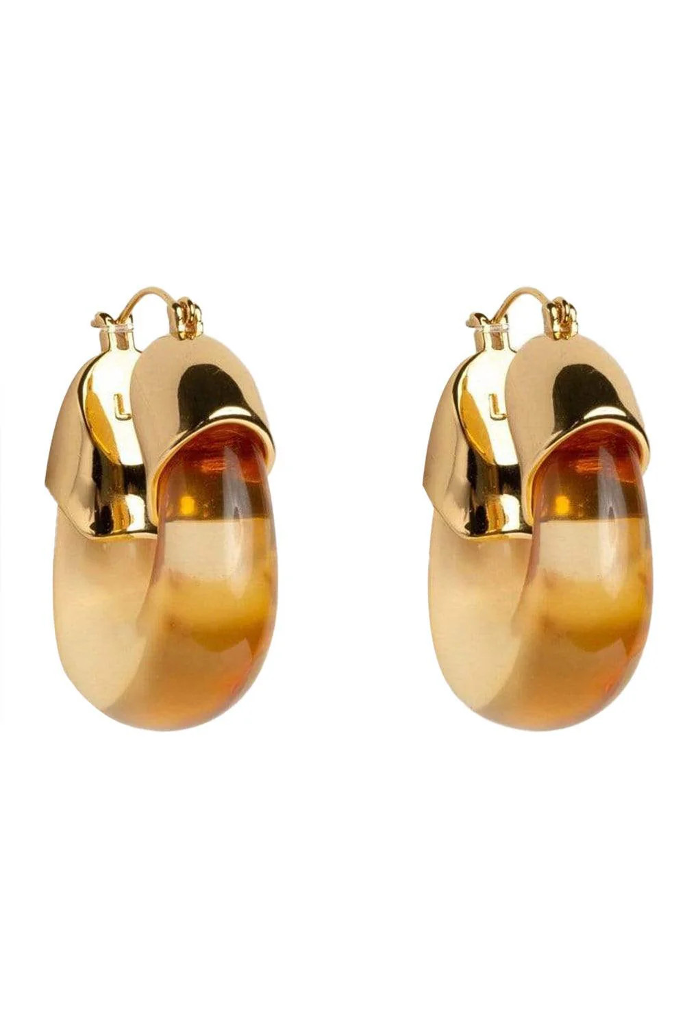 The Organic Hoops - Honey | LIZZIE FORTUNATO | Marissa Collections