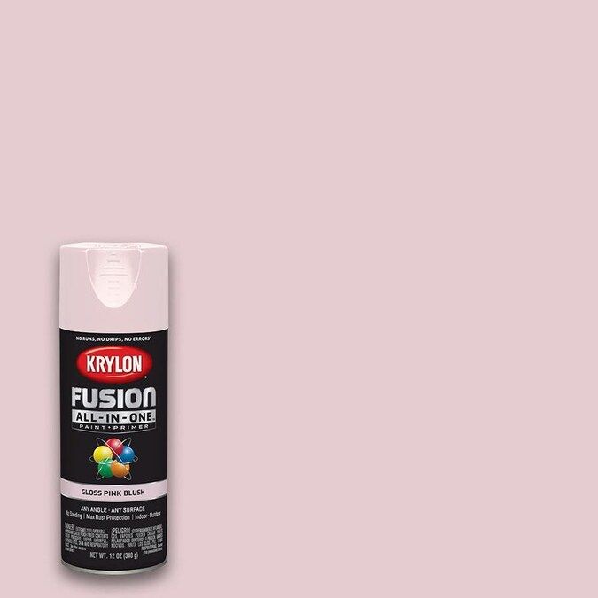 Krylon FUSION ALL-IN-ONE Gloss Pink Blush Spray Paint and Primer In One (Actual Net Contents: 12-... | Lowe's
