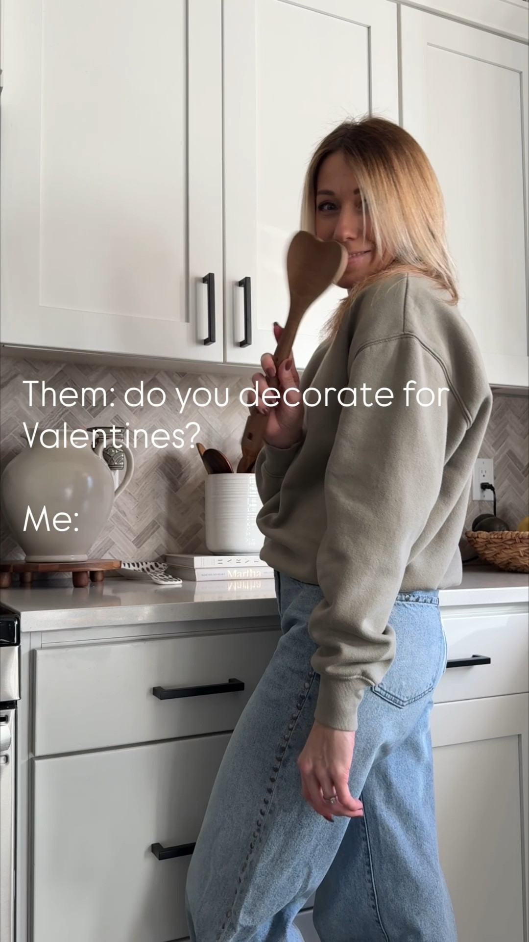 Minimal neutral Valentines decor 🤎 wooden kitchen utensils. Home. 

#LTKValentine #LTKfoodie #LTKHome