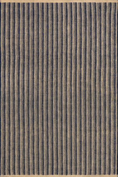 Blue Lake Striped Jute Area Rug | Rugs USA