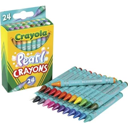 Crayola Pearl Crayons, Multi, 24 / Pack (Quantity) | Walmart (US)