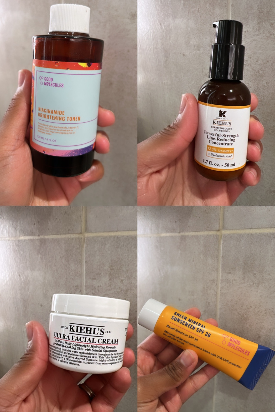 Skincare, morning skincare, skincare routine, toner, vitamin C serum, moisturizer, sunscreen 

#LTKbeauty