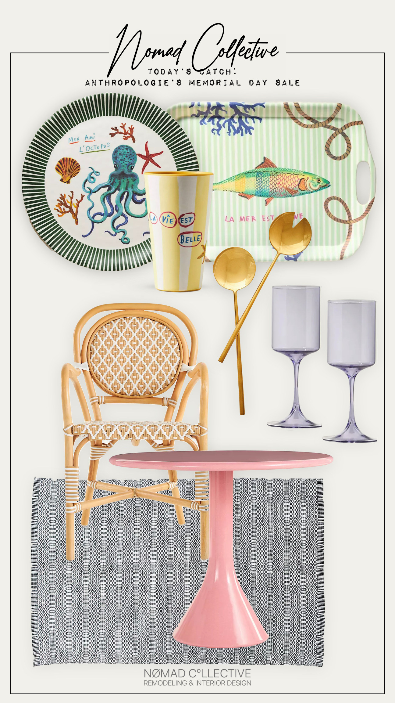 Anthropologie’s Memorial Day Sale is here, featuring sea-inspired serveware and soft pastel hues perfect for sunny days. Whether you're serving poolside snacks or hosting outdoors, it’s the ideal time to add a splash of summer to your table. 

 #LTKSeasonal #LTKHome #LTKSaleAlert
