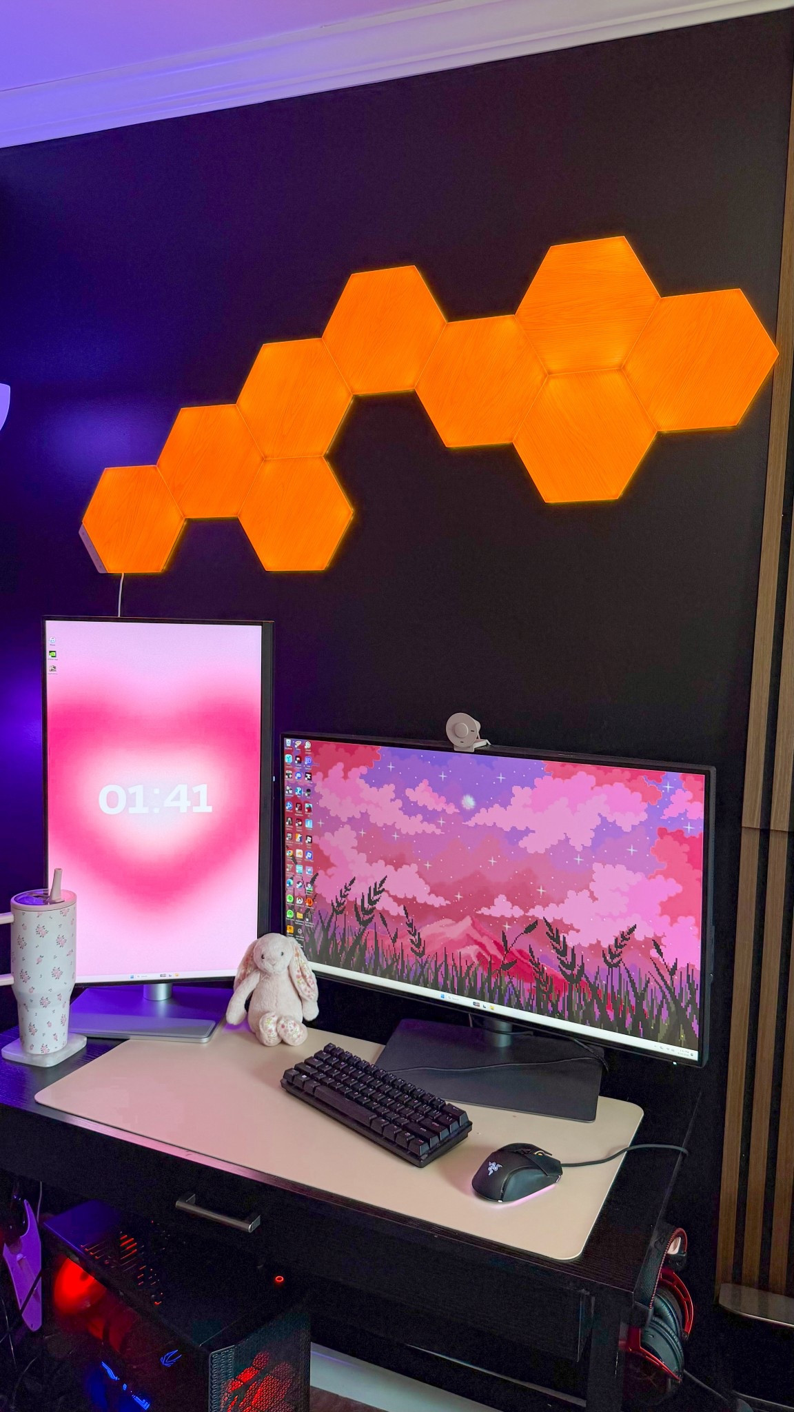 My gaming PC setup!