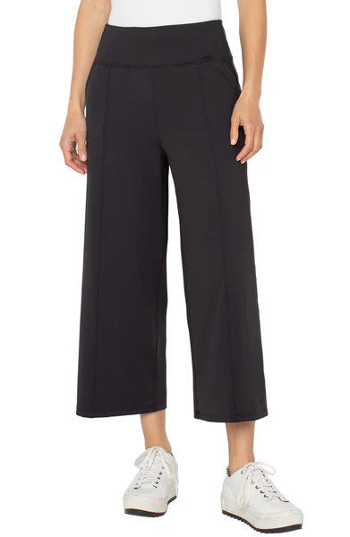CROP WIDE LEG TECH PANT | Liverpool Jeans