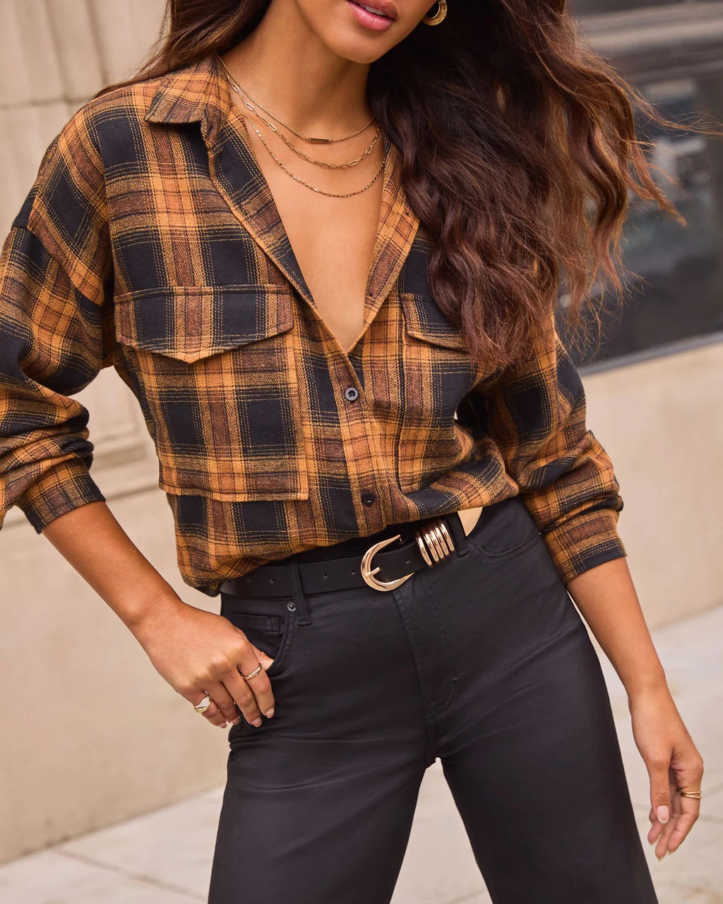 Greer Stacked Buckle Belt | VICI