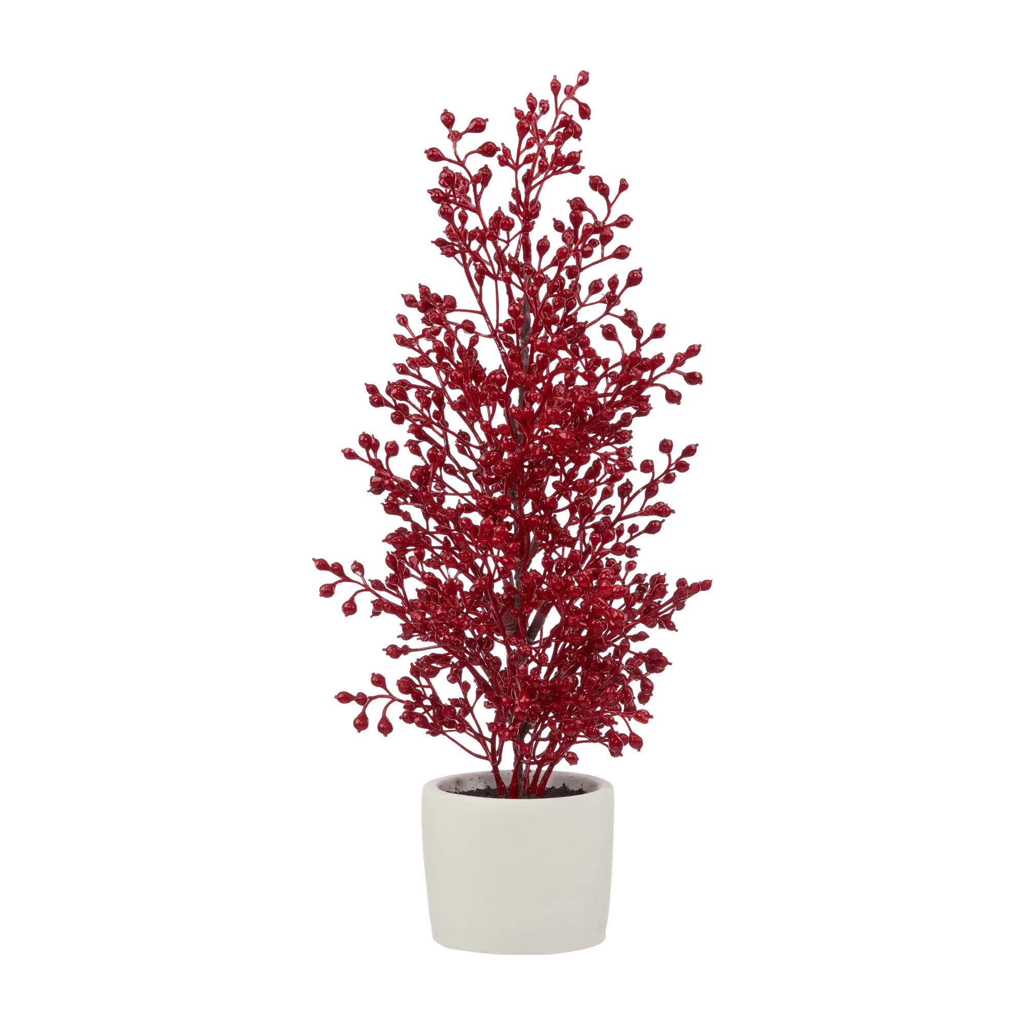 Red Bead Tree in Ceramic Pot | Bouclair