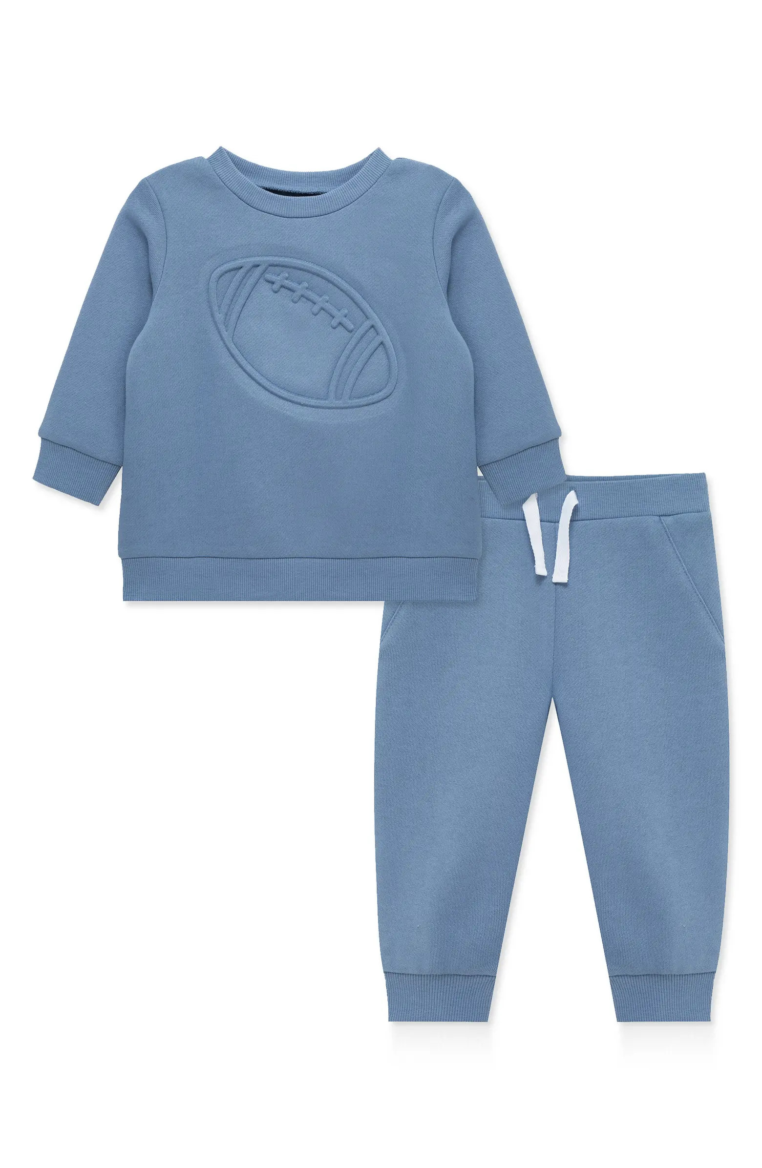 Little Me Football Sweatshirt & Joggers Set | Nordstrom | Nordstrom