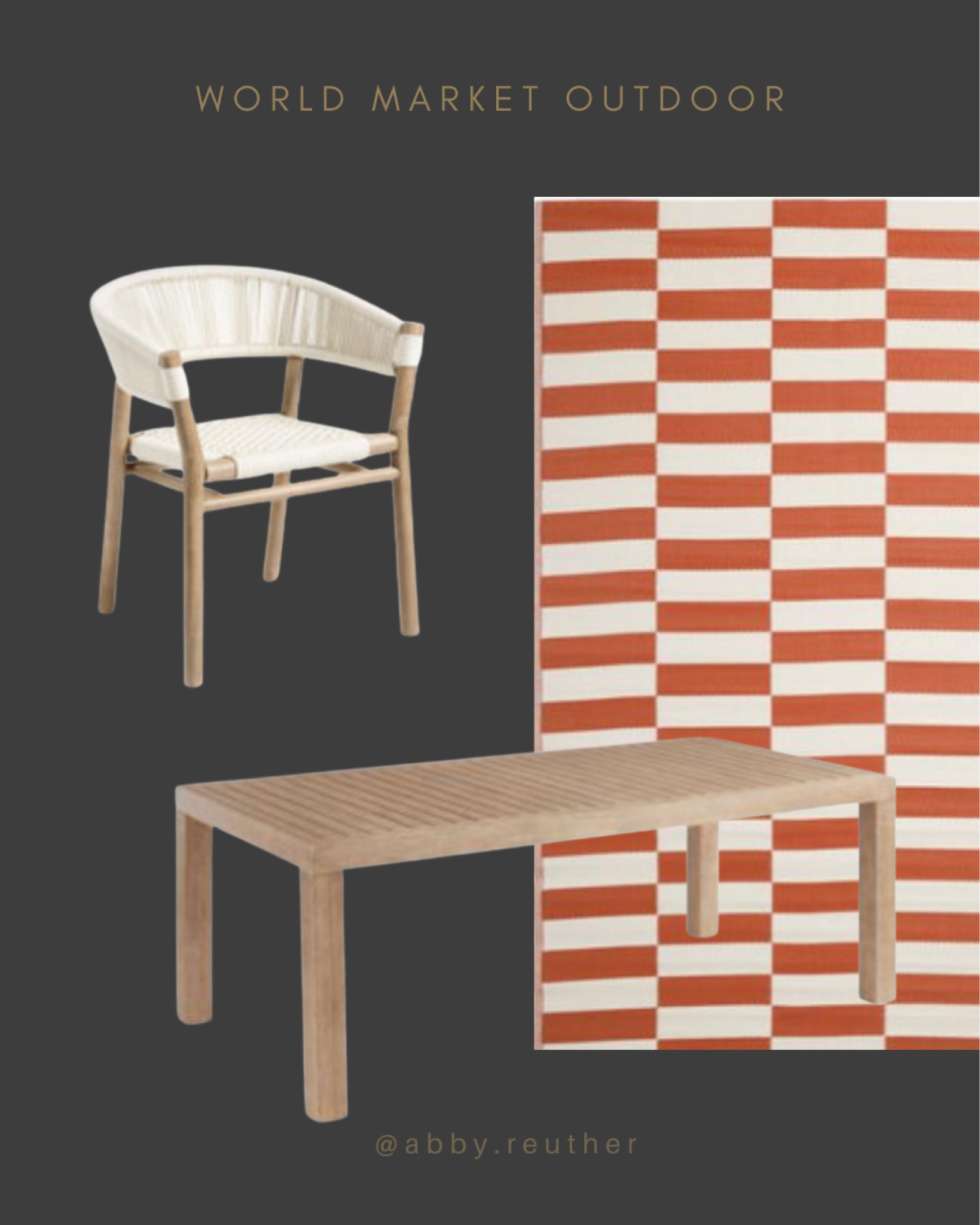 Outdoor decor, outdoor furniture, patio decor, patio furniture, outdoor rug, outdoor dining, world Market find, home decor

#LTKhome #LTKfamily