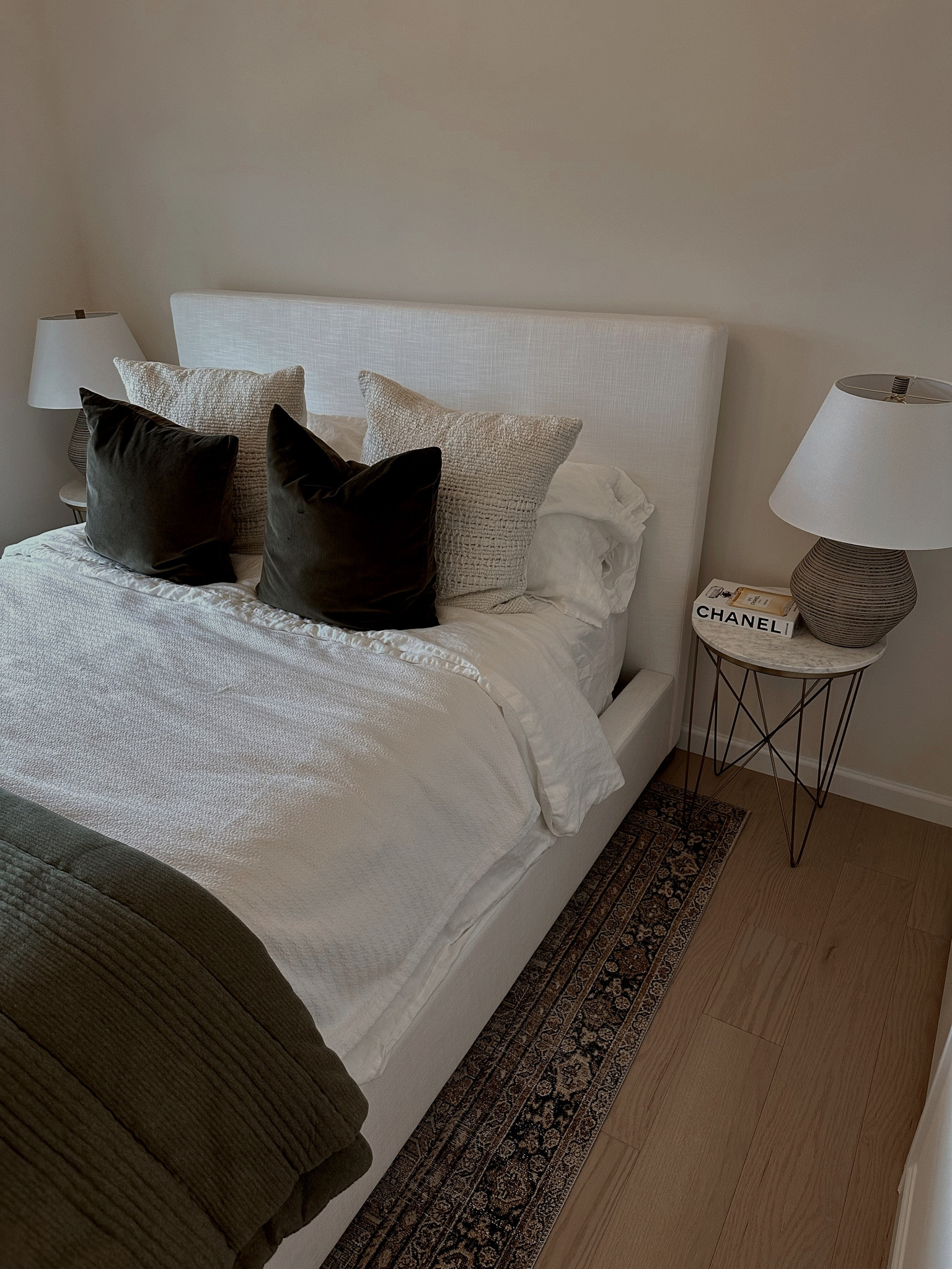Guest room reveal , not completed but we love it! Rh bed frame , linking similar bed frames. The rest is EXACT! A lot is on sale!

#LTKhome #LTKsalealert #LTKCyberweek