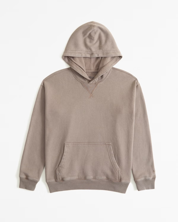 a&f essential popover hoodie | Abercrombie & Fitch (US)