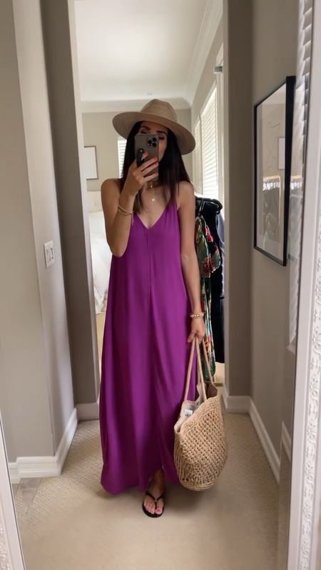 I’m just shy of 5’7 wearing the size XS coverup dress. 
Vacation style, pop of color, spring style, summer look, tote bag, StylinByAylin 

#LTKSeasonal #LTKunder50 #LTKstyletip
