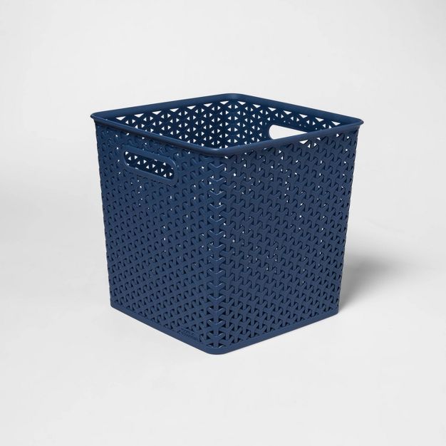 Y-Weave 11" Cube Decorative Storage Basket - Room Essentials™ | Target