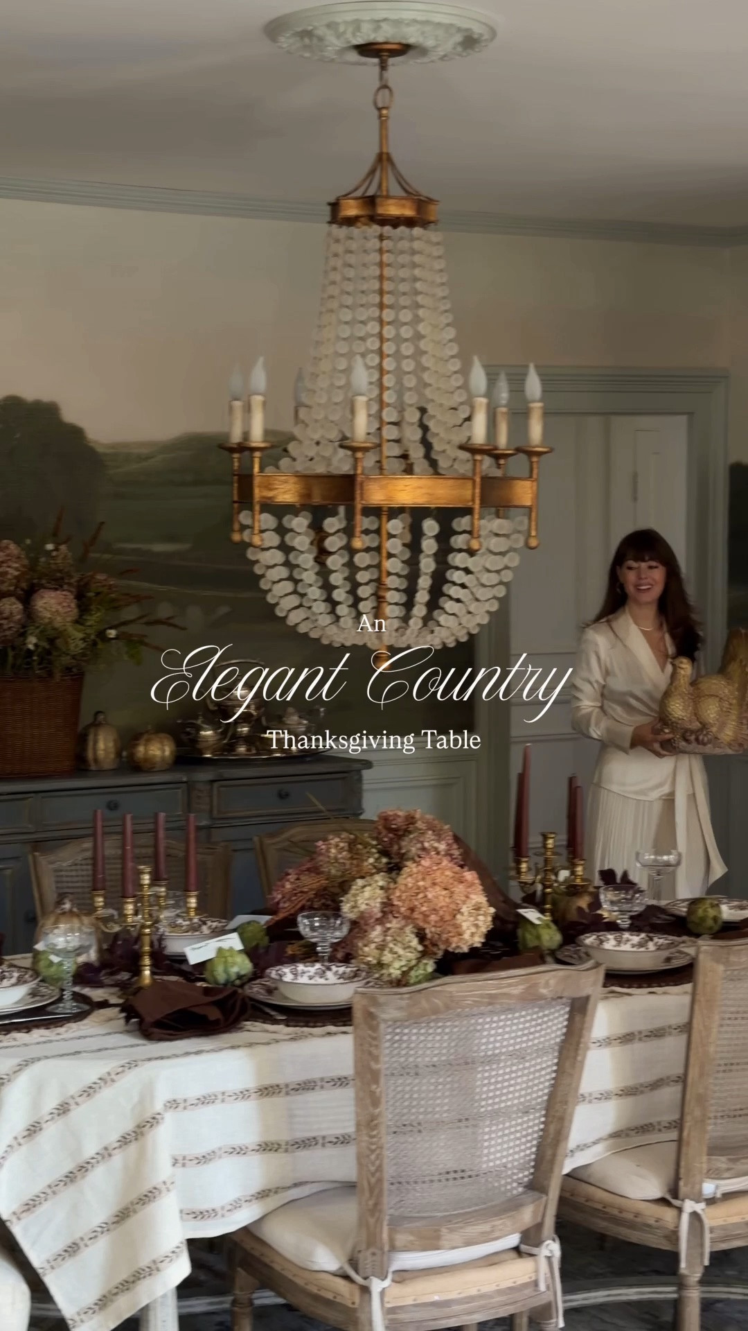 #Ad Comment “GATHERING” to shop my Thanksgiving hosting essentials, all from @Wayfair! 🍂

This year, I’m setting a table that feels collected over time, rich in character and full of autumnal charm. Think moody faux florals, a beautiful mix of patinated brass and silver, heritage-printed dinnerware, and all those thoughtful little details that make a table feel layered, lived-in, and inviting.

A little old-world romance, a touch of nostalgia, and a table made for gathering long after the plates have been cleared. Everything I love about Thanksgiving!

#WayfairPartner #Wayfair