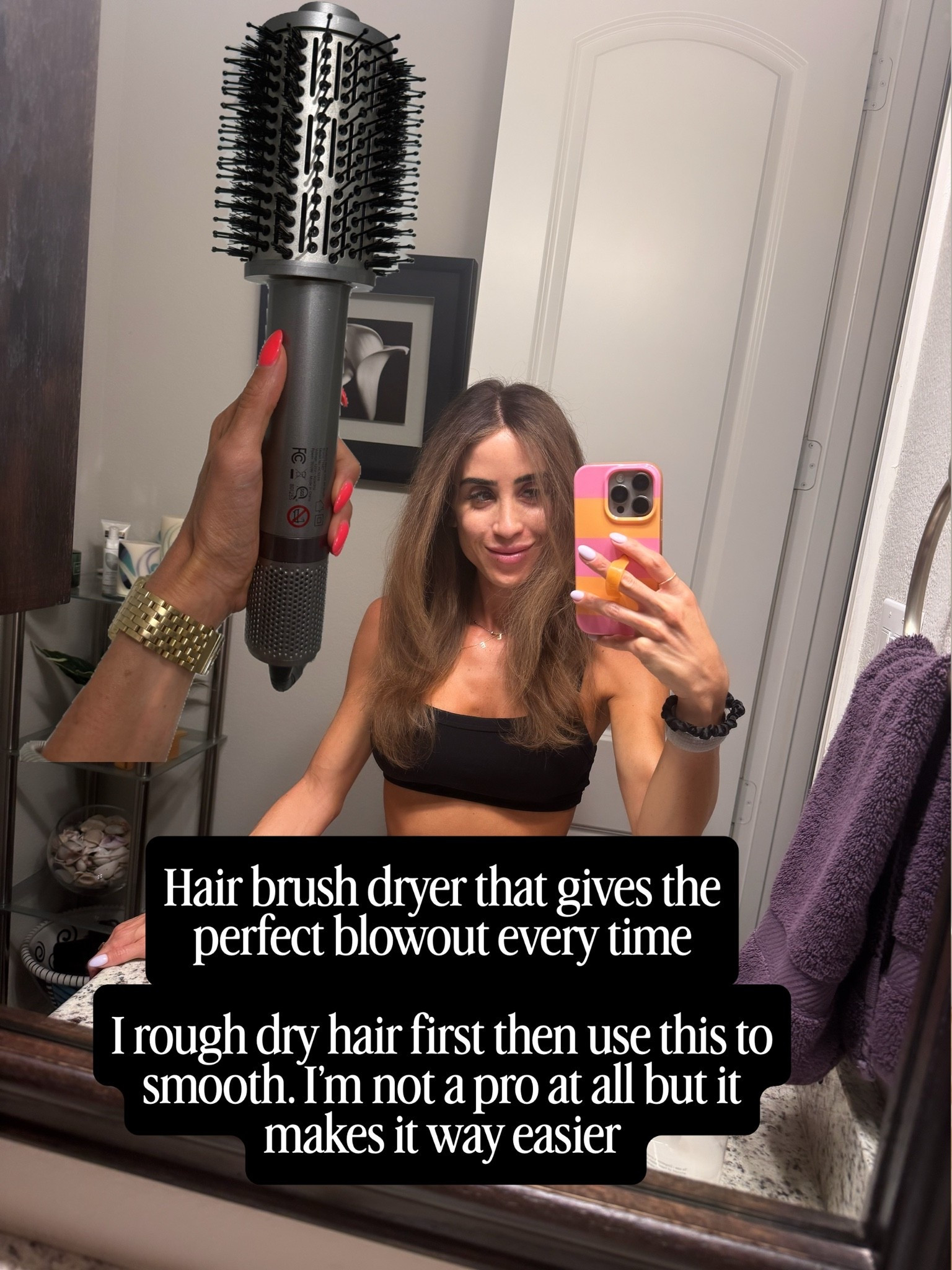 This blow dryer brush works so well to smooth out frizz and waved and get the perfect blowout

#LTKBeauty
