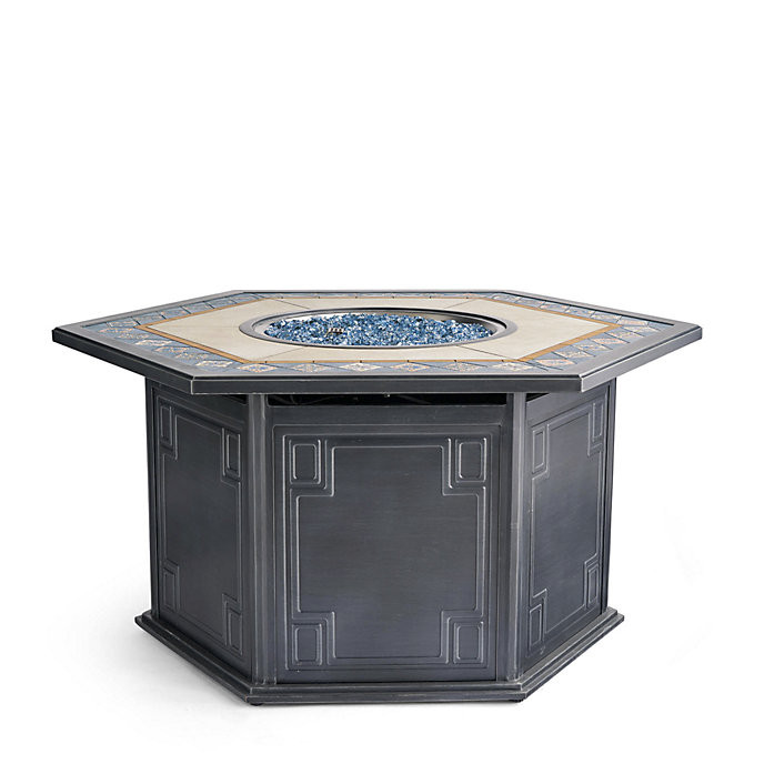 Cypris Custom Gas Fire Table | Frontgate | Frontgate