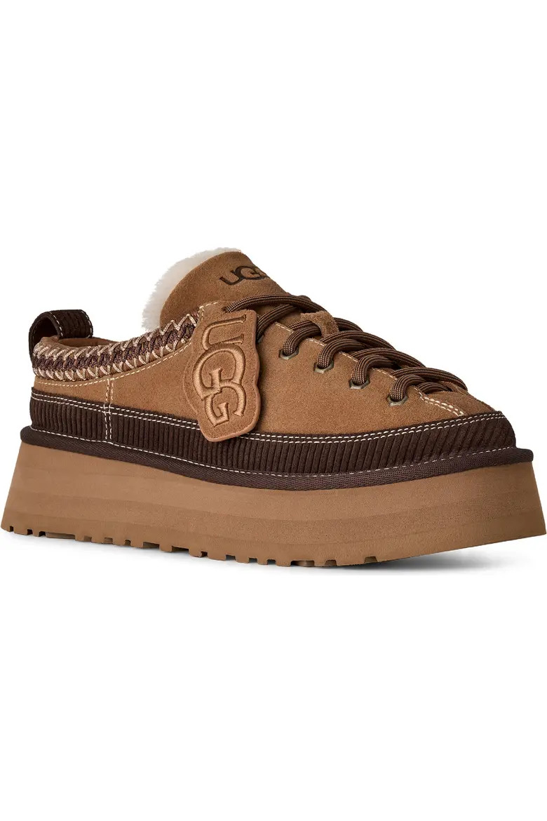 UGG(r) Heritage Lace-Up Slipper in Chestnut at Nordstrom, Size 9 | Nordstrom