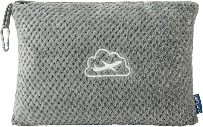 BEDELITE Travel Blanket with Bag, Ultra-Soft Jacquard Fleece Blanket with Luggage Sleeve & Backpa... | Amazon (US)