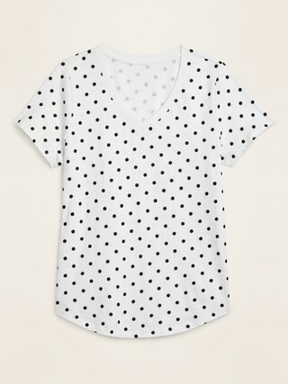 EveryWear Printed V-Neck Tee for Women | Old Navy (US)