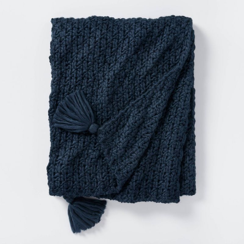 Chunky Knit Throw Blanket - Threshold™ designed with Studio McGee | Target